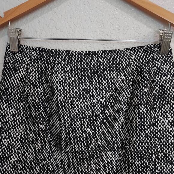 Vintage Rickie Freeman for Teri Jon Black Silk Pencil Skirt Size 4 - Picture 3 of 11